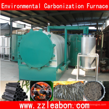 Liquid Tar Collection Air Flow Furnace Charcoal Carbonization Kiln